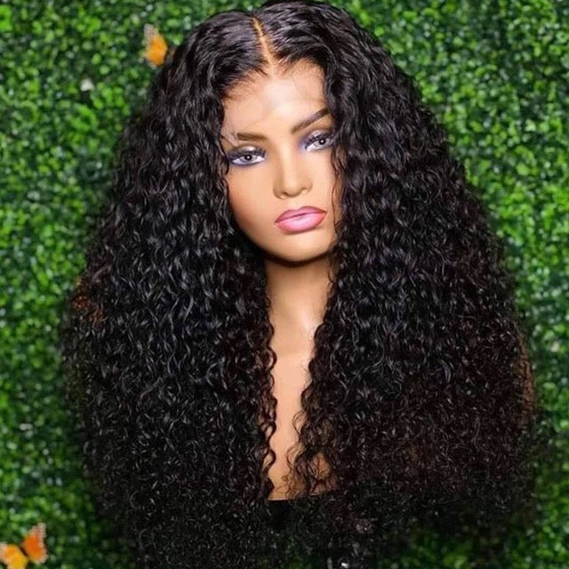13x4 full lace frontal  Brazilian deep curly wigs