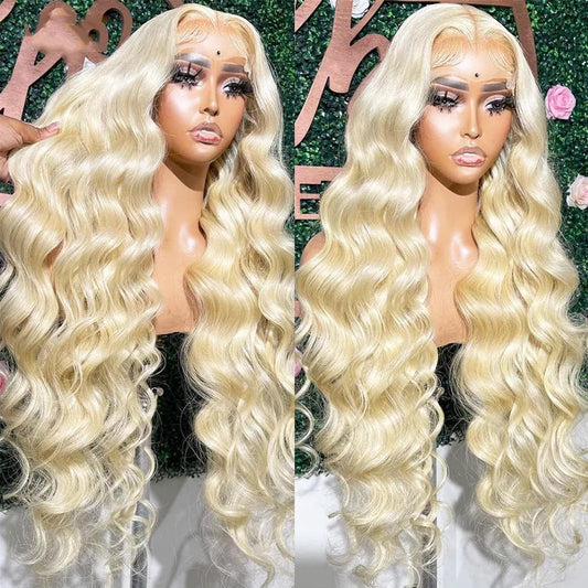 13x6 blonde frontal wig
